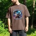 I'm A Beast Alpha Man Alpha Wolves Jokes Dad Papa Alpha Wolf Men's Comfort Colors T-Shirt Espresso