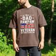 I'm A Dad Pawpaw And A Veteran Shirt Men Grandpa Fathers Day Men's Comfort Colors T-Shirt Espresso