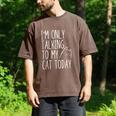Introvert Cat Lover Kitten Kitty Cat Mom Cat Dad Pet Lover Men's Comfort Colors T-Shirt Espresso