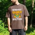 Introvert Gamer Video Games Anti Social Team Player Men's Comfort Colors T-Shirt Espresso