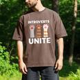 Introvert Unite Kitty Paws Raise Introverted Gathering Men's Comfort Colors T-Shirt Espresso Introvert Unite Kitty Paws Raise Introverted Gathering Men's Comfort Colors T-Shirt Espresso
