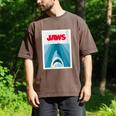 Jaws 2025 Classic Movie Nostalgia Men's Comfort Colors T-Shirt Espresso
