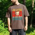 Jiu Jitsu Dad Like A Regular Dad But Cooler Dad Father Men's Comfort Colors T-Shirt Espresso