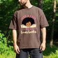 Just a Girl Who Loves Books African American Book Nerd Lover Men's Comfort Colors T-Shirt Espresso
