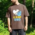 K-POP Dad Korean Lover K-Pop Music Cute Father Daddy Papa Men's Comfort Colors T-Shirt Espresso