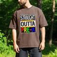 Kids Straight Outta Pre-K Graduation Men's Comfort Colors T-Shirt Espresso