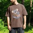 Koala Reading Book Pajama Sleep Men's Comfort Colors T-Shirt Espresso Koala Reading Book Pajama Sleep Men's Comfort Colors T-Shirt Espresso