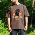 Lab Dad Retro Black Labrador Owner Men's Comfort Colors T-Shirt Espresso