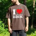 I Love Divorced Dad Rock Quote Men's Comfort Colors T-Shirt Espresso
