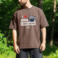 I Love Jesus And Raccoons Mom Dad Christian Love Jesus Bible Men's Comfort Colors T-Shirt Espresso