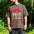 Msn Master Of Science In Nursing College Graduation Premium Tri-Blend Men's Comfort Colors T-Shirt Espresso