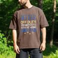 Officer Off Duty Dog Dad Cop Police Retirement Men's Comfort Colors T-Shirt Espresso