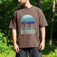 Ofishally Retired Fishing Retro Retirement Dad Men Men's Comfort Colors T-Shirt Espresso