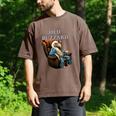 Old Buzzard Bird Old Man Grandpa Recliner Dads Joke Men's Comfort Colors T-Shirt Espresso