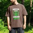 Organ Donation Green Ribbon Proud Dad Of An Organ Donor Men's Comfort Colors T-Shirt Espresso