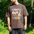 Peace Out 5th Grade Fifth Grade Graduation T-Shirt Men's Comfort Colors T-Shirt Espresso