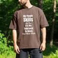 My People Skills Are Fine It's My Tolerance Introvert Humor Men's Comfort Colors T-Shirt Espresso