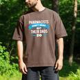 Pharmacy Graduation Pharmacist Pharmd Parent Grad Dad Brag Men's Comfort Colors T-Shirt Espresso