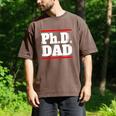 PHD DAD Shirt Doctorate Graduation Fathers Day Men's Comfort Colors T-Shirt Espresso