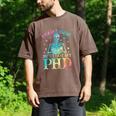 PhD Graduation Dead Inside But i Got My PhD Tie Dye Funny Men's Comfort Colors T-Shirt Espresso