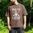 Pirate Dad I Be The Captain Of This Here Crew Pirate Dad Men's Comfort Colors T-Shirt Espresso