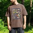 Play Cars On Dad's Back Mom's Back City Map BACK PRINT ONLY Men's Comfort Colors T-Shirt Espresso