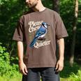 Please Chew Quieter Introvert Christmas Bird Watcher Men's Comfort Colors T-Shirt Espresso