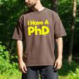 Pretty Huge Dick Joke Graduation PhD Humor Men's Comfort Colors T-Shirt Espresso