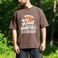 Proud Dad Of A 2025 Senior Basketball Graduation Men's Comfort Colors T-Shirt Espresso