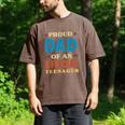 Proud Dad Of An Official Teenager 13th Birthday Family Men's Comfort Colors T-Shirt Espresso