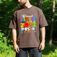 Proud Step-Dad Of 2023 Pre-K Graduate Fathers Day Graduation Men's Comfort Colors T-Shirt Espresso
