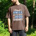 Proud Uncle Of A Class Of 2022 Graduate 22 Senior Graduation Men's Comfort Colors T-Shirt Espresso