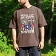 Proud US Air Force Sister Flag Air Force Graduation Sister Men's Comfort Colors T-Shirt Espresso