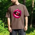 Rainbow Lips With a Cherry In The Mouth 80s Nostalgia Premium Tri-Blend Men's Comfort Colors T-Shirt Espresso Rainbow Lips With a Cherry In The Mouth 80s Nostalgia Premium Tri-Blend Men's Comfort Colors T-Shirt Espresso