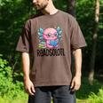 Readsolotl Cute Axolotl Reading Book Kawaii Pink Aesthetic Men's Comfort Colors T-Shirt Espresso