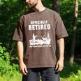 Retirement 2025 Retire Deer Hunting Retired For Dad Men's Comfort Colors T-Shirt Espresso
