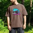 Retro 80s Shark Whale Diving Nostalgia Shark Party Men's Comfort Colors T-Shirt Espresso Retro 80s Shark Whale Diving Nostalgia Shark Party Men's Comfort Colors T-Shirt Espresso