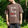Retro It's Me Hi I'm The Dad It's Me For Dad Men's Comfort Colors T-Shirt Espresso