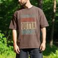 Retro Volleyball Dad Straight Outta Money Men's Comfort Colors T-Shirt Espresso