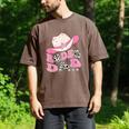 Rodeo Dad Pink Cowgirl 1St Birthday Family Matching Men's Comfort Colors T-Shirt Espresso