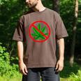 Say No Cannabis Anti-Marijuana Retro Weed Parent Dad Mom Men's Comfort Colors T-Shirt Espresso