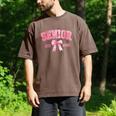 Senior 2026 Coquette Pink Bow Class Of 2026 Graduation Girls Men's Comfort Colors T-Shirt Espresso