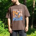 Senior 2026 Retro Groovy Flowers Graduation Men's Comfort Colors T-Shirt Espresso