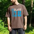 Senior Class 18 Shirt Graduation Apparel T-Shirt Men's Comfort Colors T-Shirt Espresso