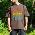 SENIOR CLASS 2019 T SHIRT High School Graduation Men's Comfort Colors T-Shirt Espresso