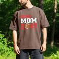 Senior Football Mom 2027 Team Class Of 2027 Graduation Mom Men's Comfort Colors T-Shirt Espresso