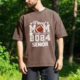 Senior Mom Class Of 2024 Football Proud Mom Graduation Men's Comfort Colors T-Shirt Espresso