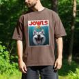Siberian Husky Jowls Sled Dog Mom Top Alaskan Dog Dad Men's Comfort Colors T-Shirt Espresso