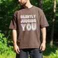 Silently Judging You Anti-Social Introvert Men's Comfort Colors T-Shirt Espresso