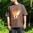 SOCIALLY AWKWARD FUNNY CAT ANTISOCIAL INTROVERT WEIRD Men's Comfort Colors T-Shirt Espresso
